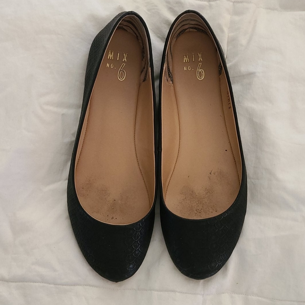 Animal print flats